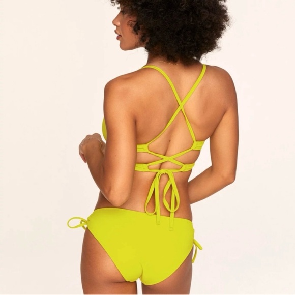 LIME GREEN ADORE ME BIKINI - Picture 2 of 5